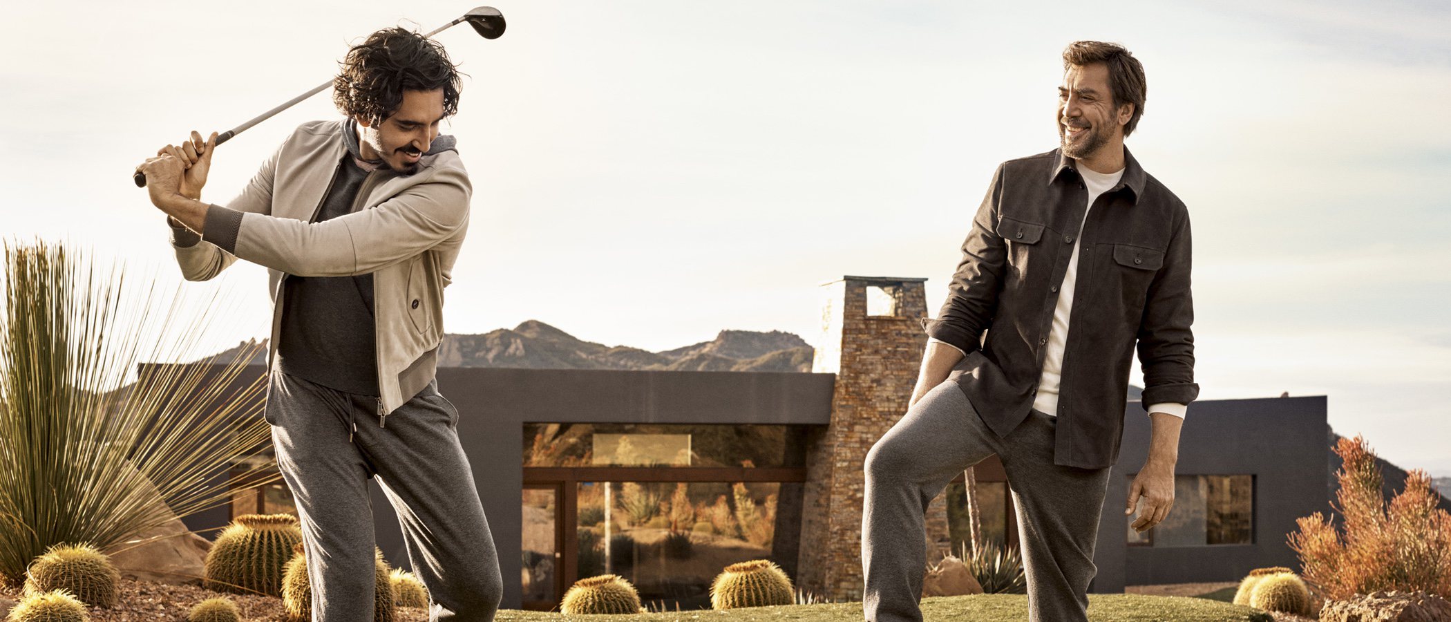 Javier Bardem y Dev Patel se convierten en imagen de Ermenegildo Zegna para primavera/verano 2018