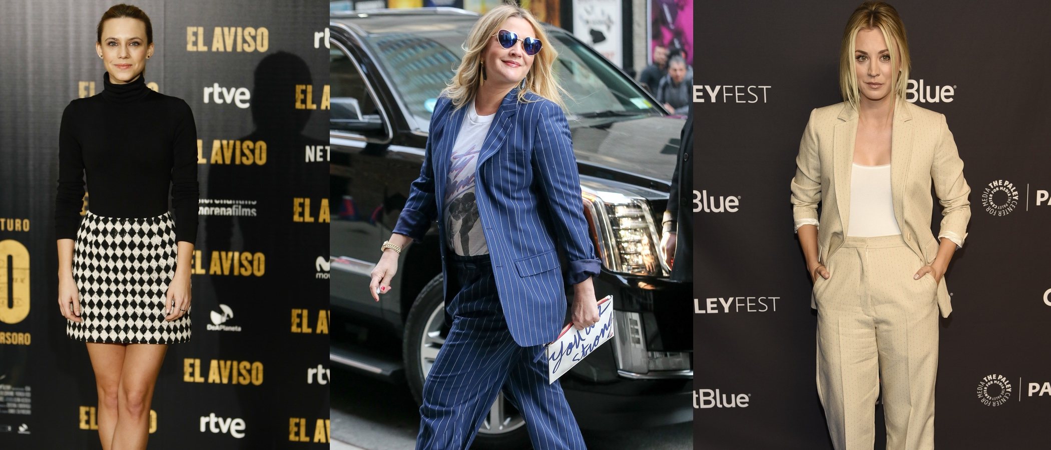 Drew Barrymore, Kaley Cuoco y Aura Garrido, entre las mejor vestidas de la semana