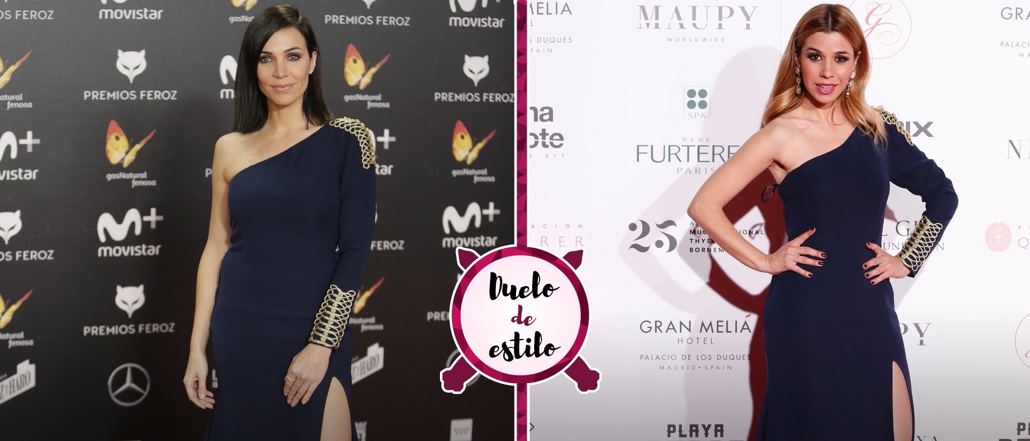 Nerea Garmendia y Natalia Rodríguez escogen el mismo vestido de Rubén Hernández Costura