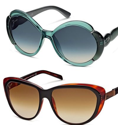 Monturas de gran tamaño en las gafas de sol verano 2012 de John Galliano