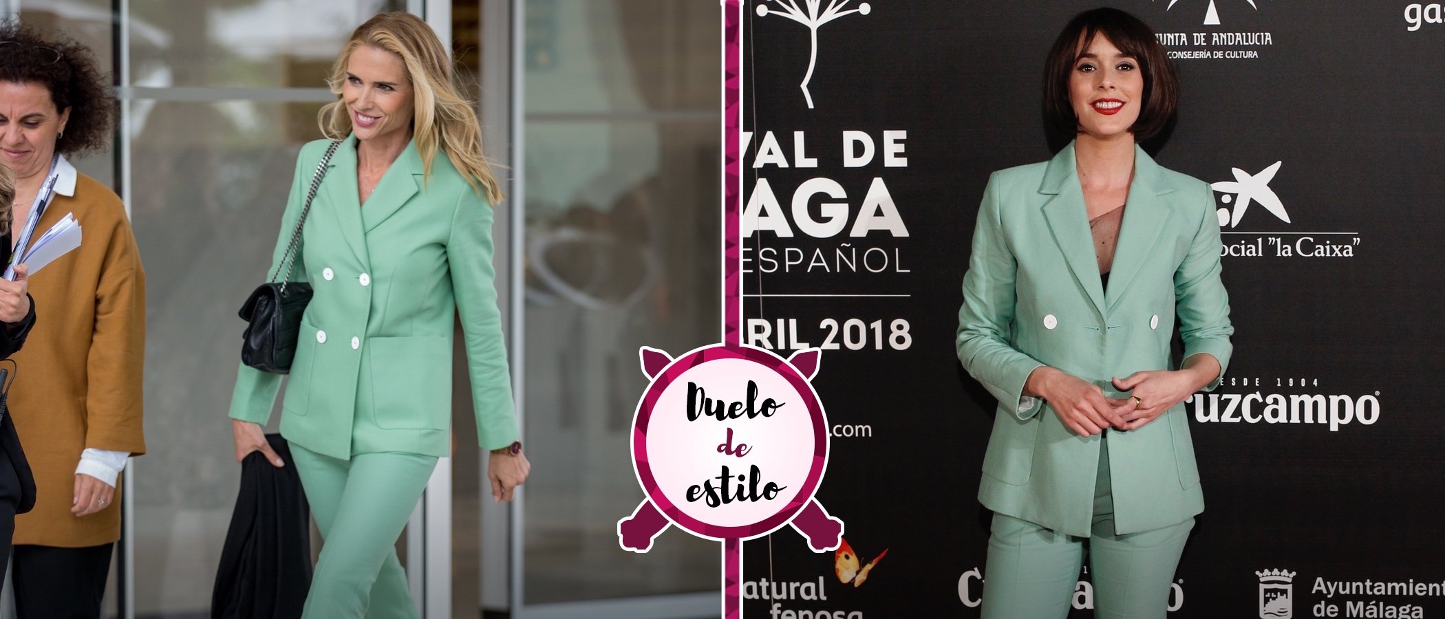 Judit Mascó y Belén Cuesta se decantan por el mismo traje de Sandro Paris. ¿Quién lo luce mejor?