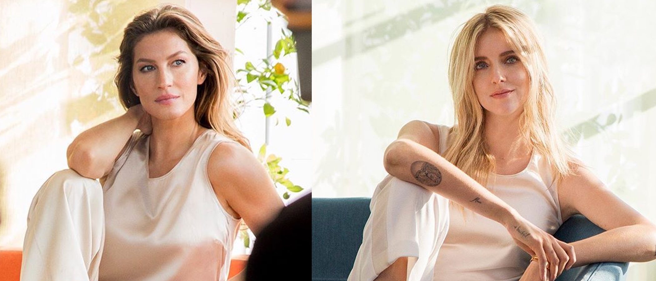 Chiara Ferragni y Gisele Bündchen, nuevas protagonistas de la campaña de Intimissimi