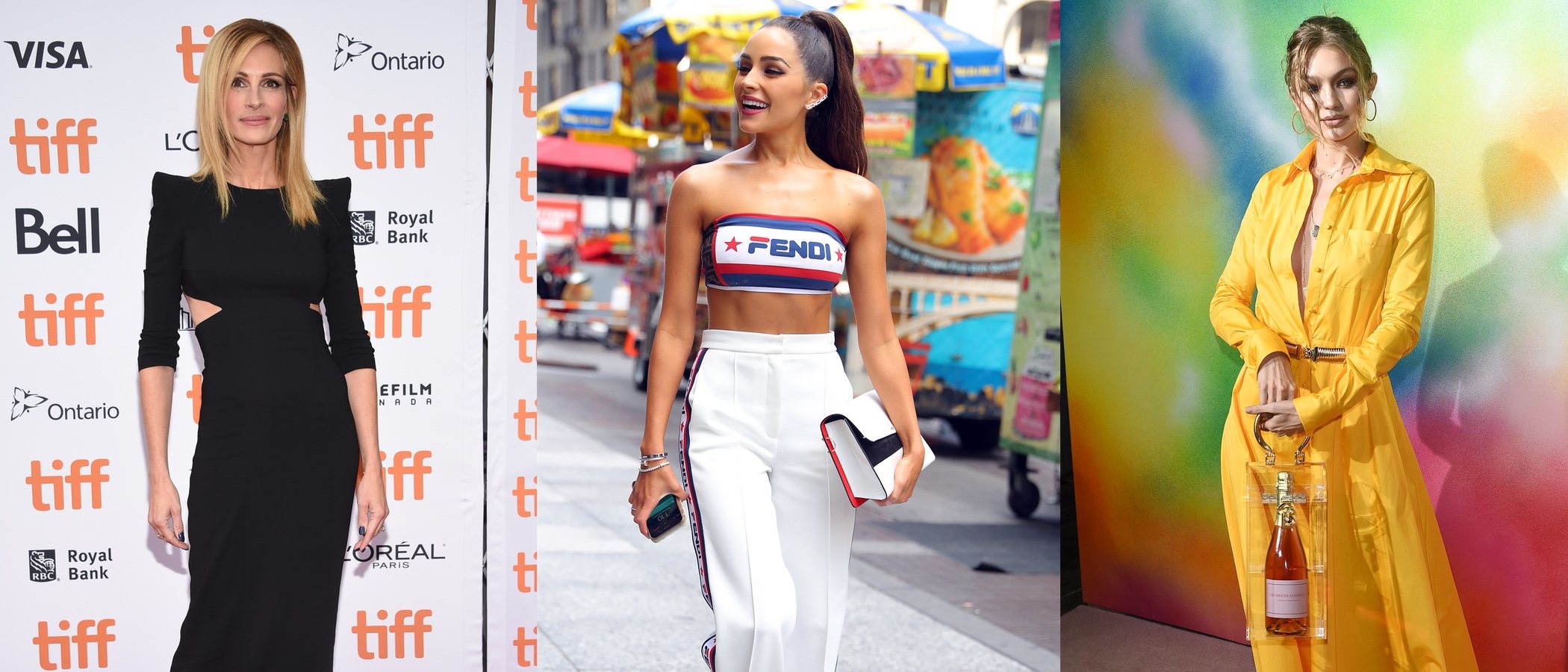 Julia Roberts, Olivia Culpo y Gigi Hadid, entre las mejor vestidas de la semana