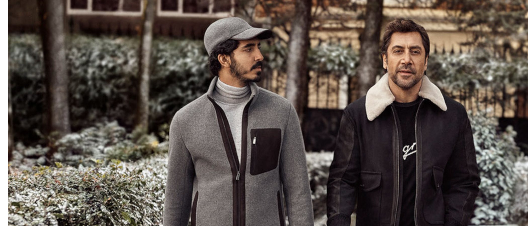 Javier Bardem y Dev Patel protagonizan la nueva campaña de Ermenegildo Zegna