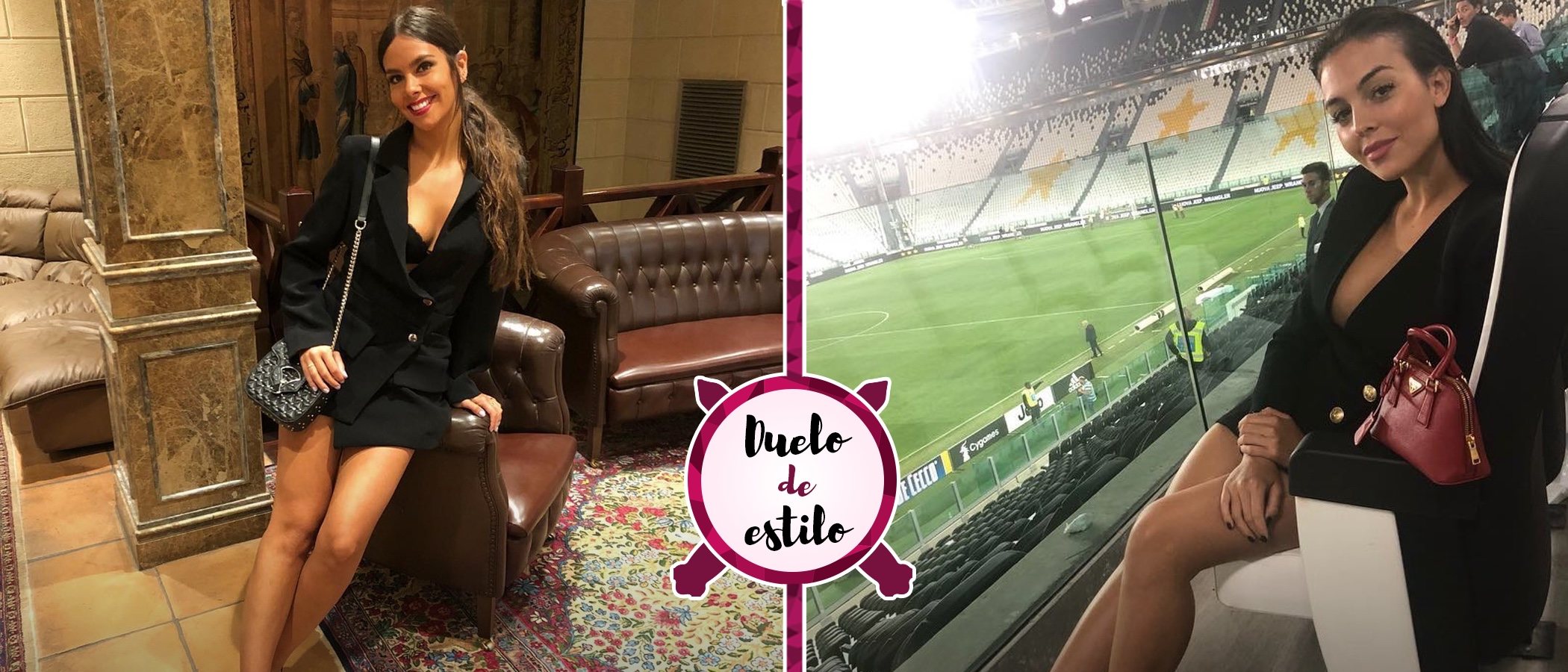 Cristina Pedroche y Georgina Rodríguez se decantan por la misma blazer de vestido. ¿A quién le sienta mejor?