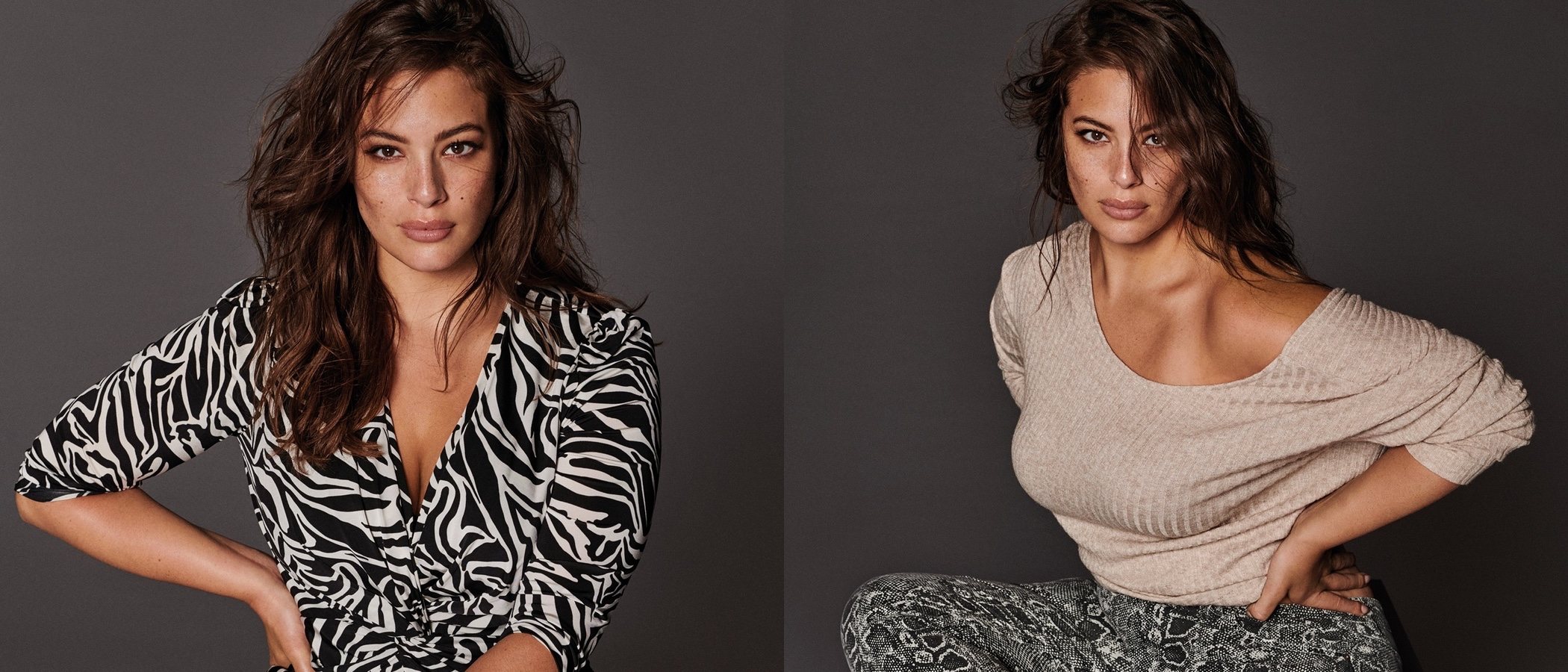 Ashley Graham, nueva imagen de la colección Violeta by Mango