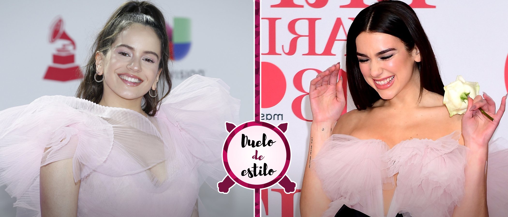 Rosalía, Dua Lipa y Chiara Ferragni: tres divas y la versión más pomposa de Giambatista Valli