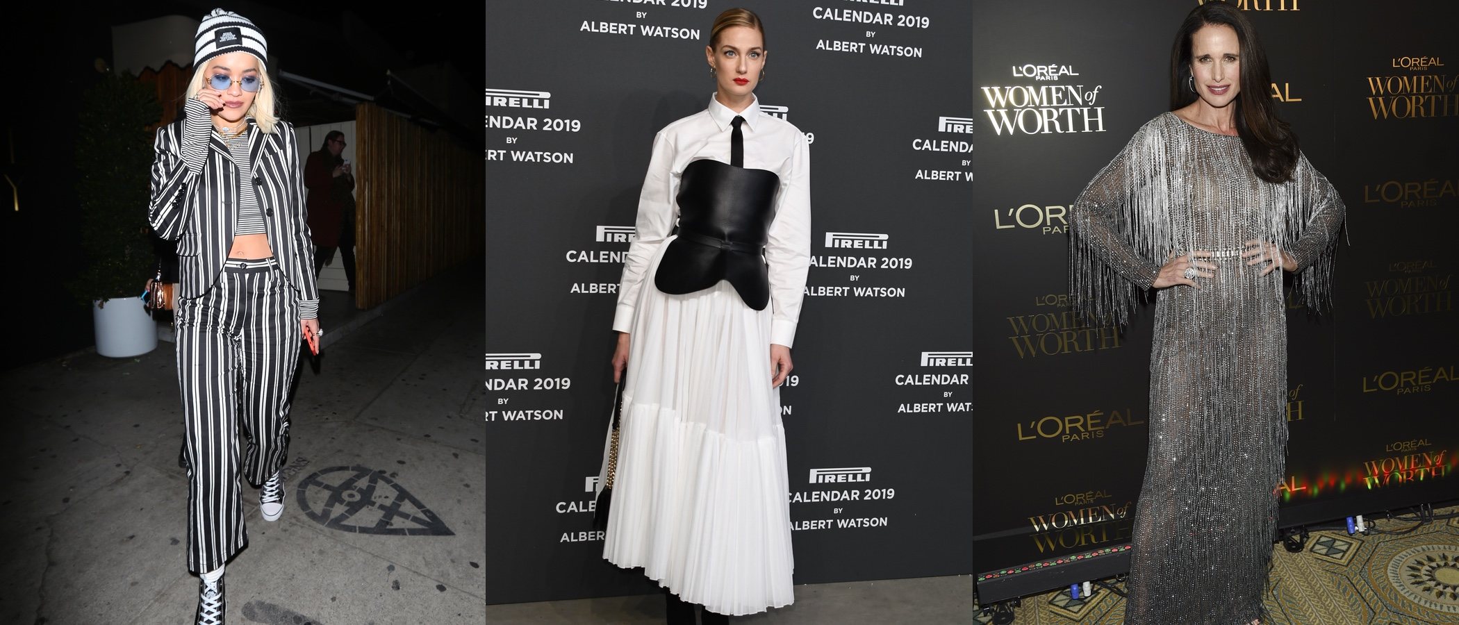 Rita Ora, Andie MacDowell y Eva Riccobono lucen los peores looks de la semana