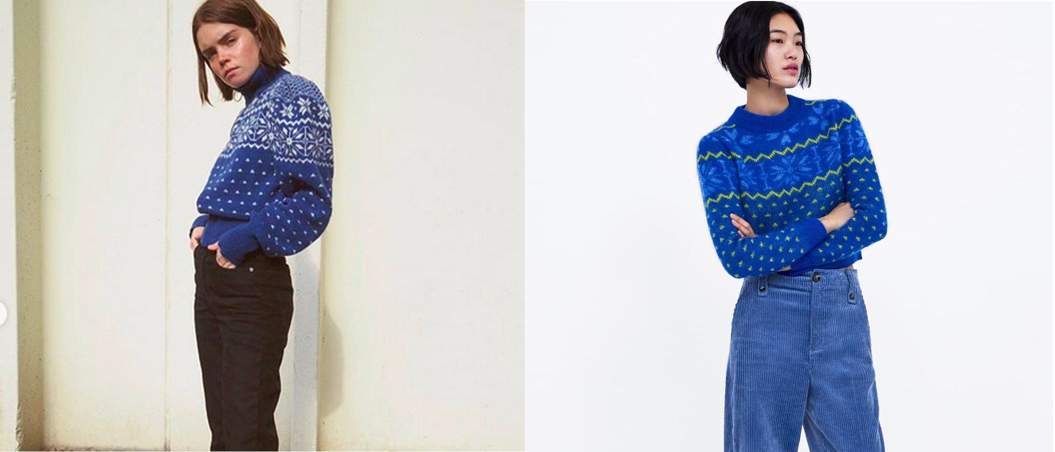 Zara plagia el mítico jersey de Tory Burch que enamoró a las it-girls