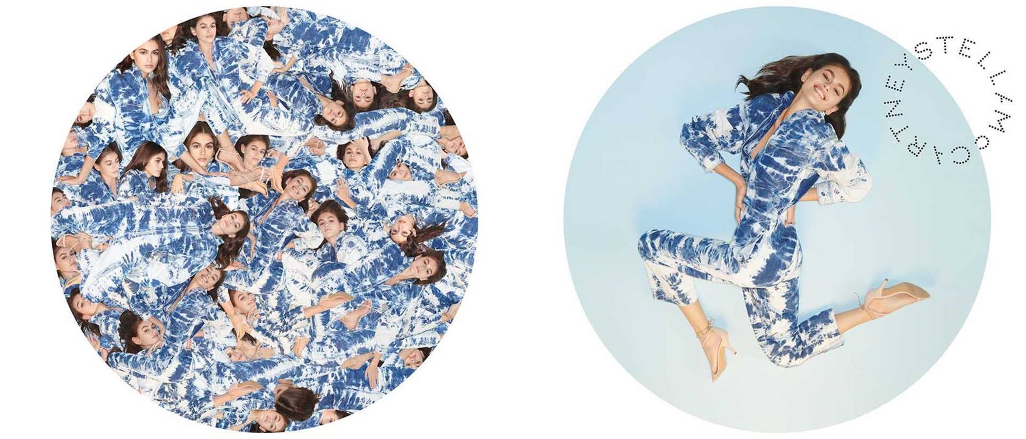 Kaia Gerber y Kate Moss presentan la colección primavera 2019 de Stella McCartney
