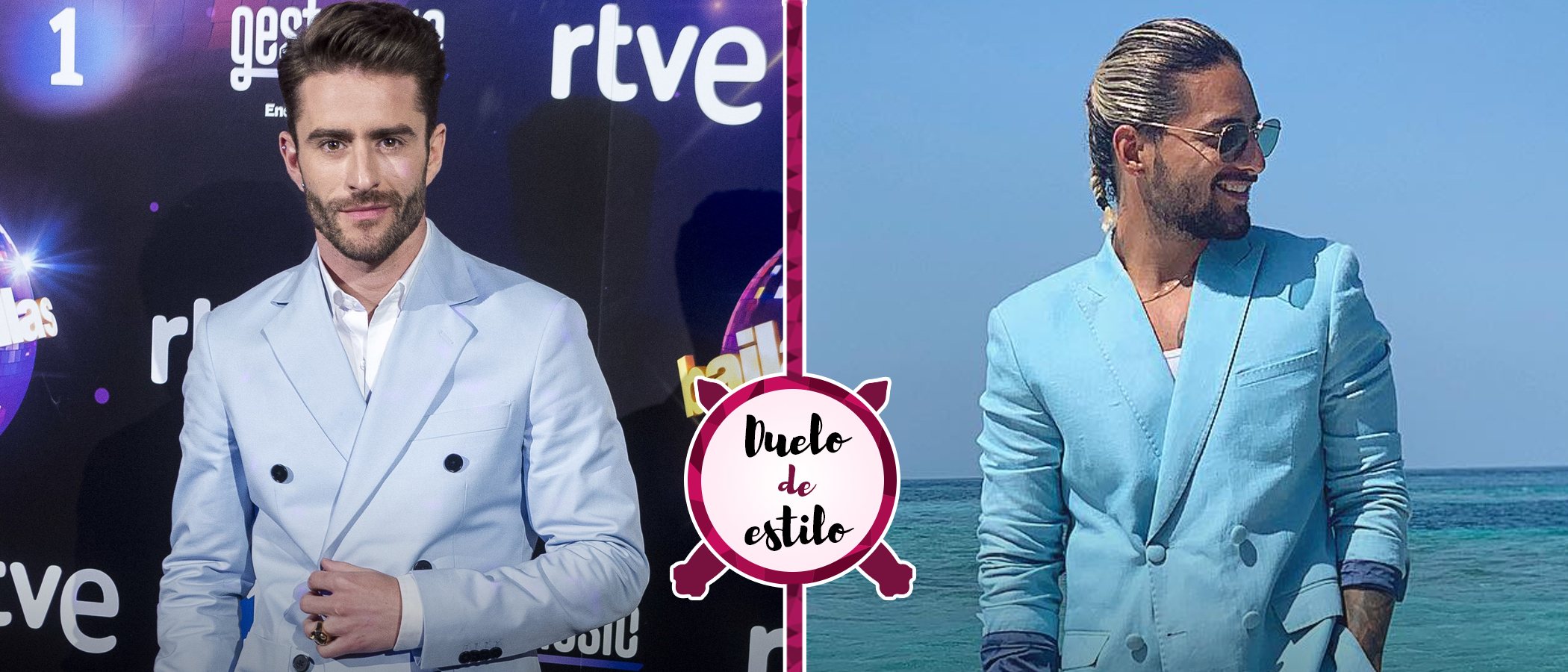 Duelo de estilo: ¿A quién le sientan mejor los looks de Pelayo Díaz? ¿A Pelayo Díaz o a Maluma?