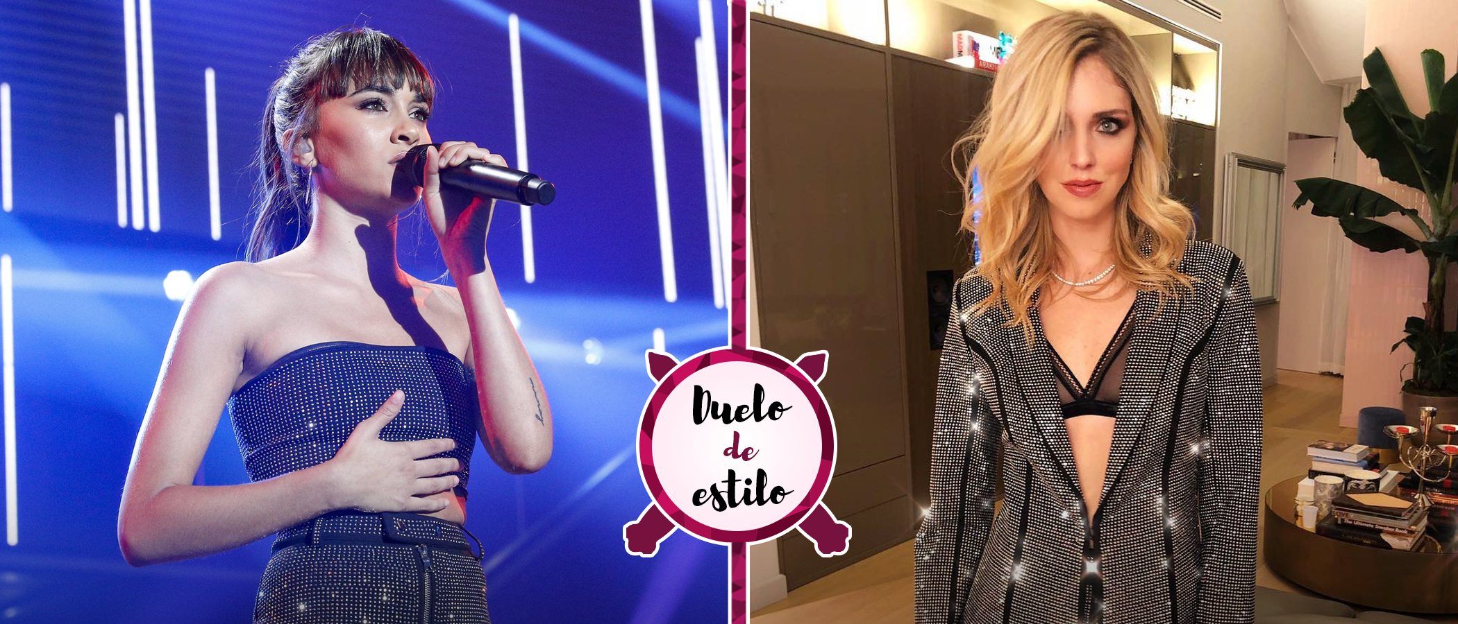 Chiara Ferragni y Aitana Ocaña, rendidas ante este total look de brillos