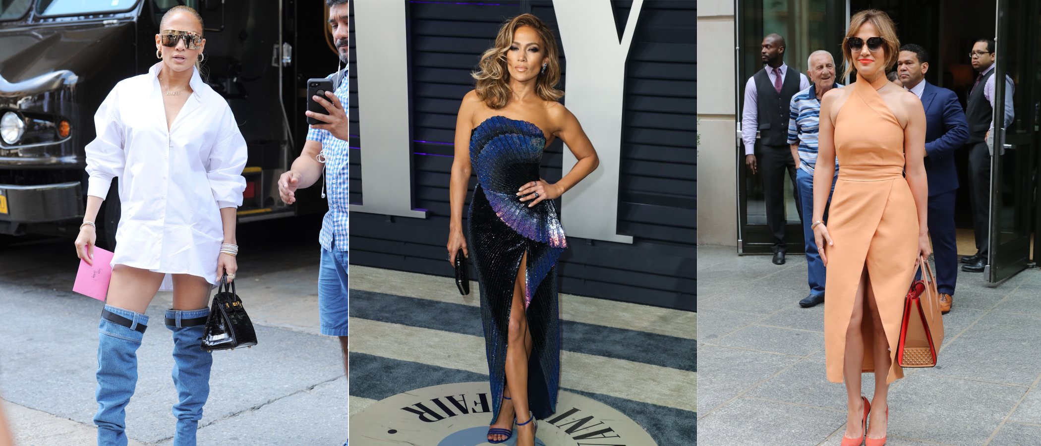 La evolución de estilismos de Jennifer Lopez: De una joven del Bronx a un icono del pop