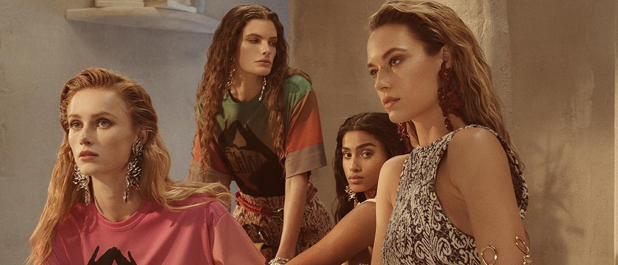 Sensualidad y la delicadeza: Gigi Hadid y Kendall Jenner en la colección primavera 2019 de Chloé