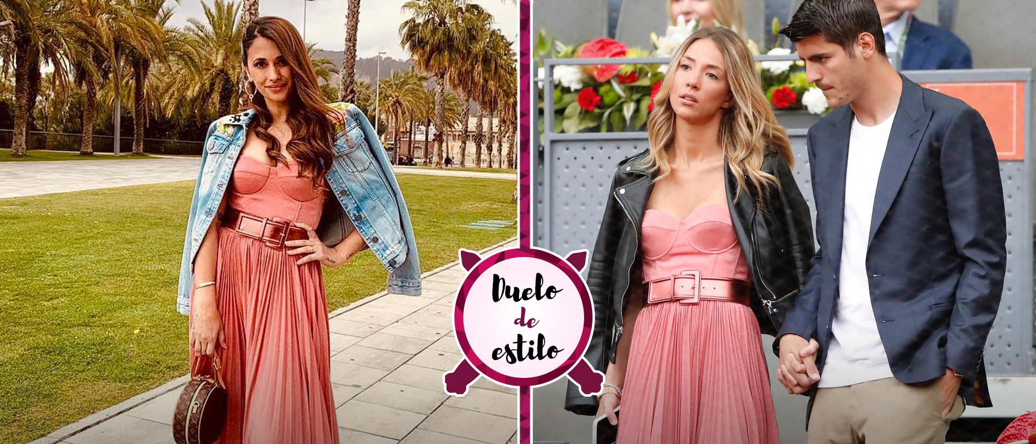 Alice Campello, Antonella Roccuzzo y un mismo vestido de Rosa Clará