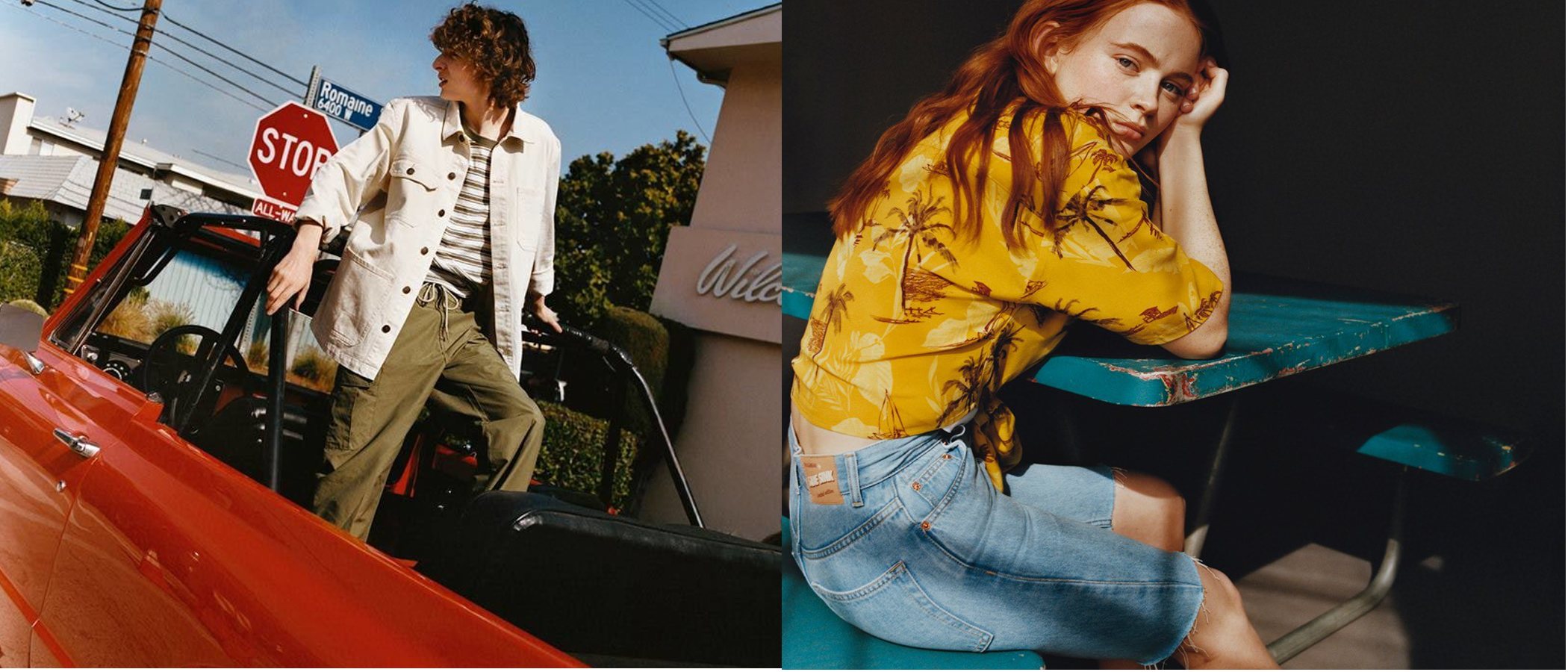 Desde la otra dimensión dos de los protagonistas de 'Stranger Things' se convierten en imagen de Pull & Bear