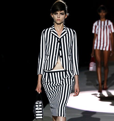 Marc Jacobs apuesta por las rayas en la Semana de la Moda de Nueva York
