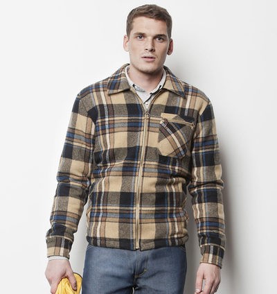 Las camisas de cuadros protagonizan la colección masculina de Lee para este invierno 2012/2013
