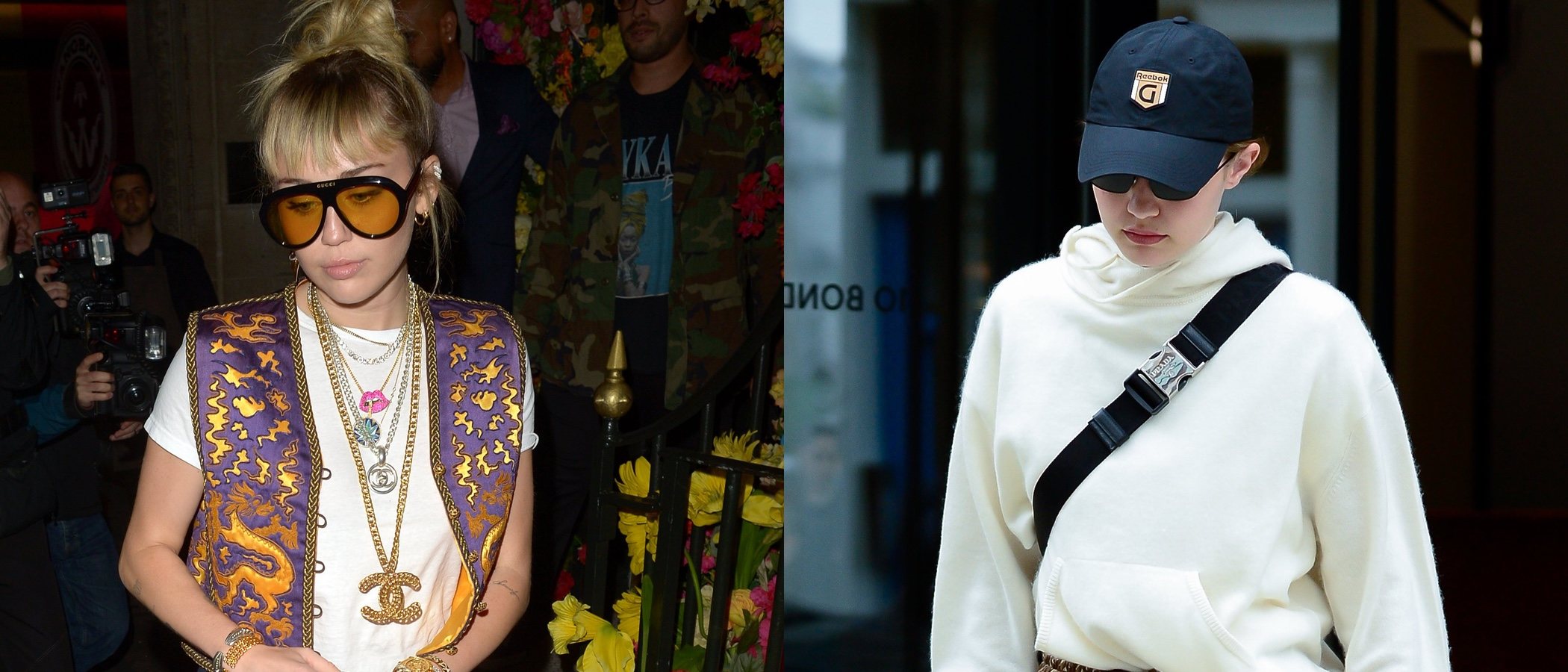 Miley Cyrus y Gigi Hadid, entre las peor vestidas de la semana