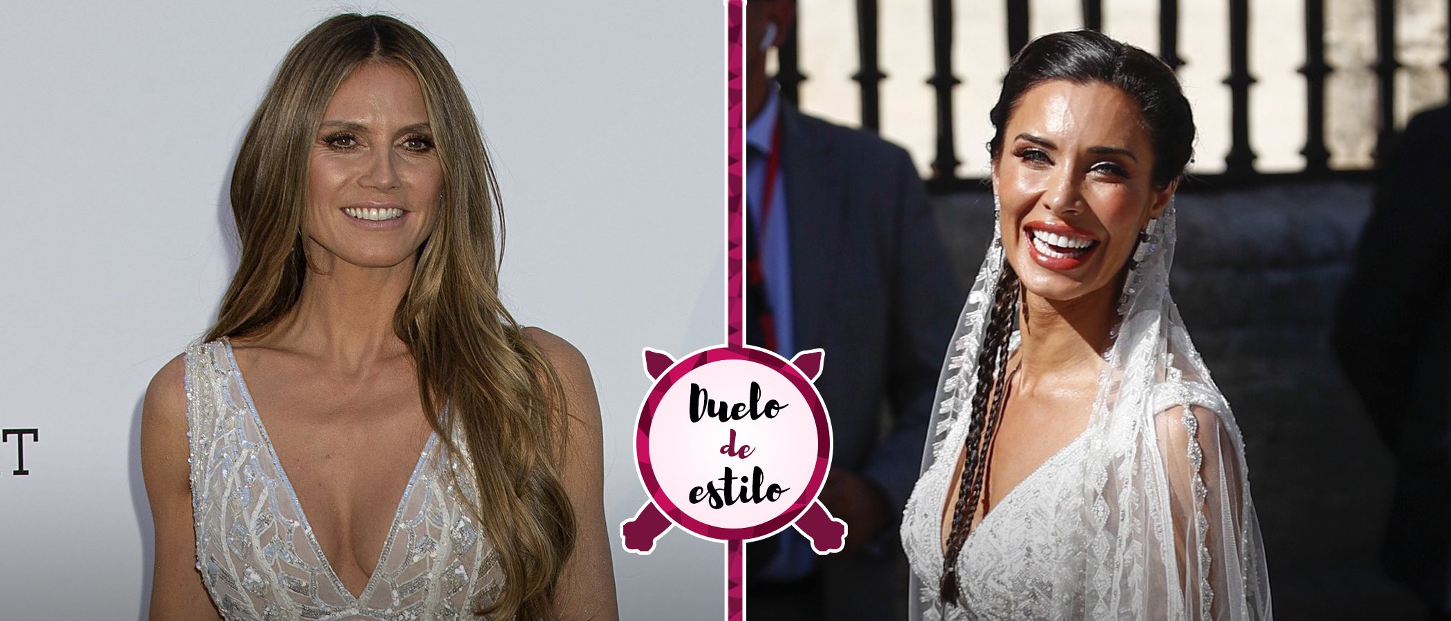 El vestido de novia de Pilar Rubio ya lo llevó Heidi Klum en una ocasión mucho más banal
