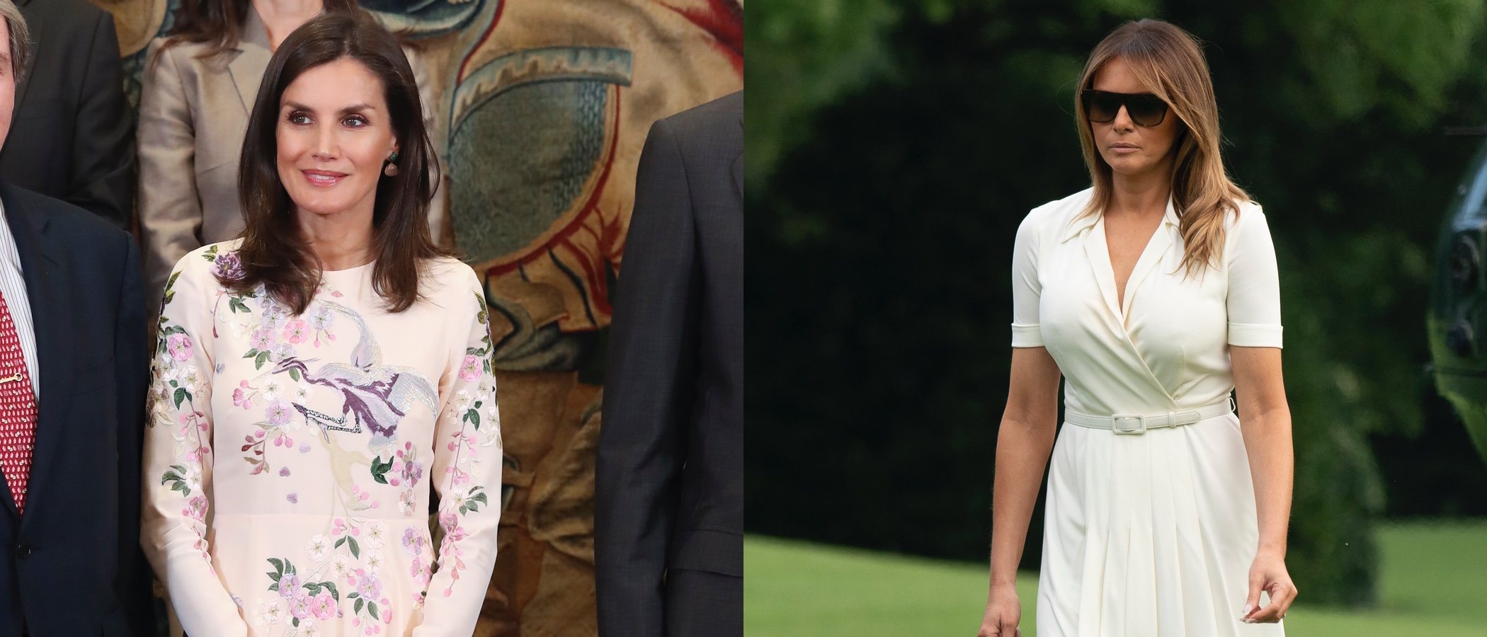 La Reina Letizia y Melania Trump encabezan el top five de mejor vestidas de la semana