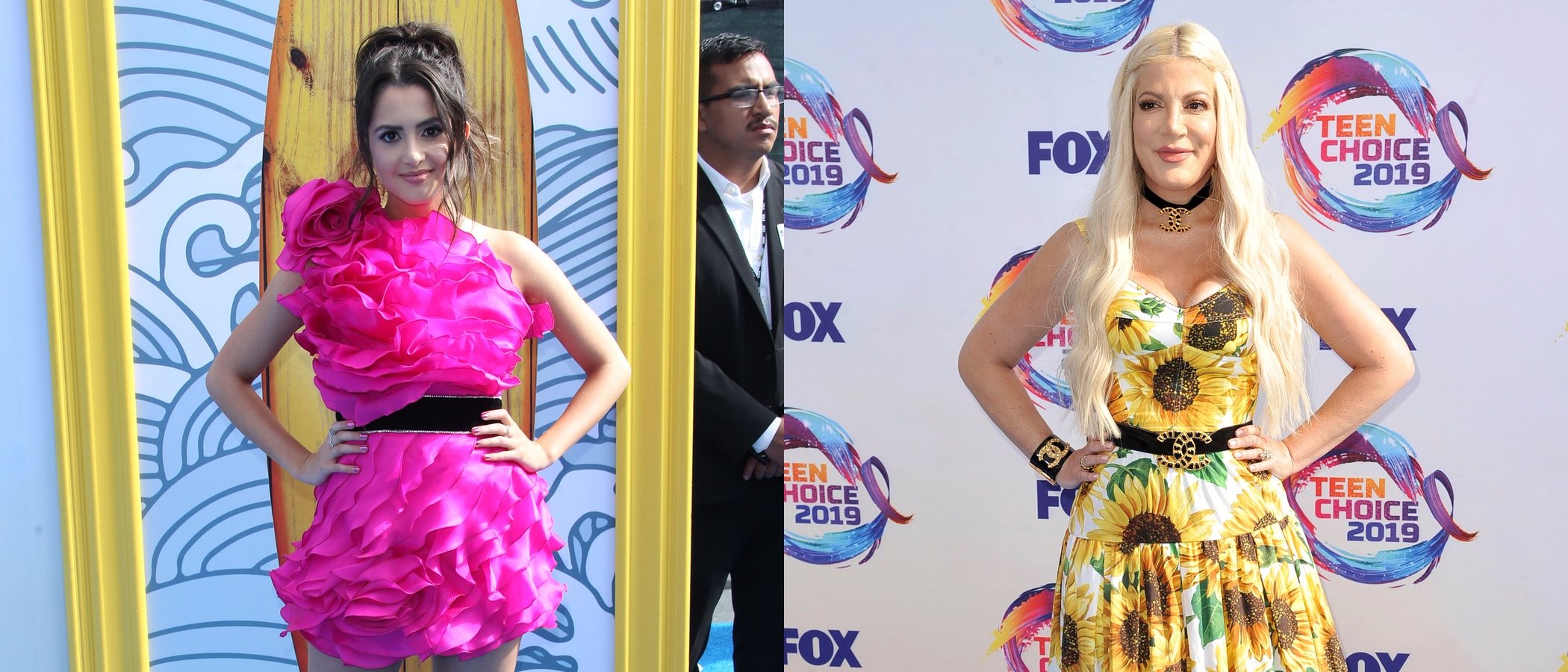 Tori Spelling y Laura Marano, entre las peor vestidas de los Premios Teen Choice 2019