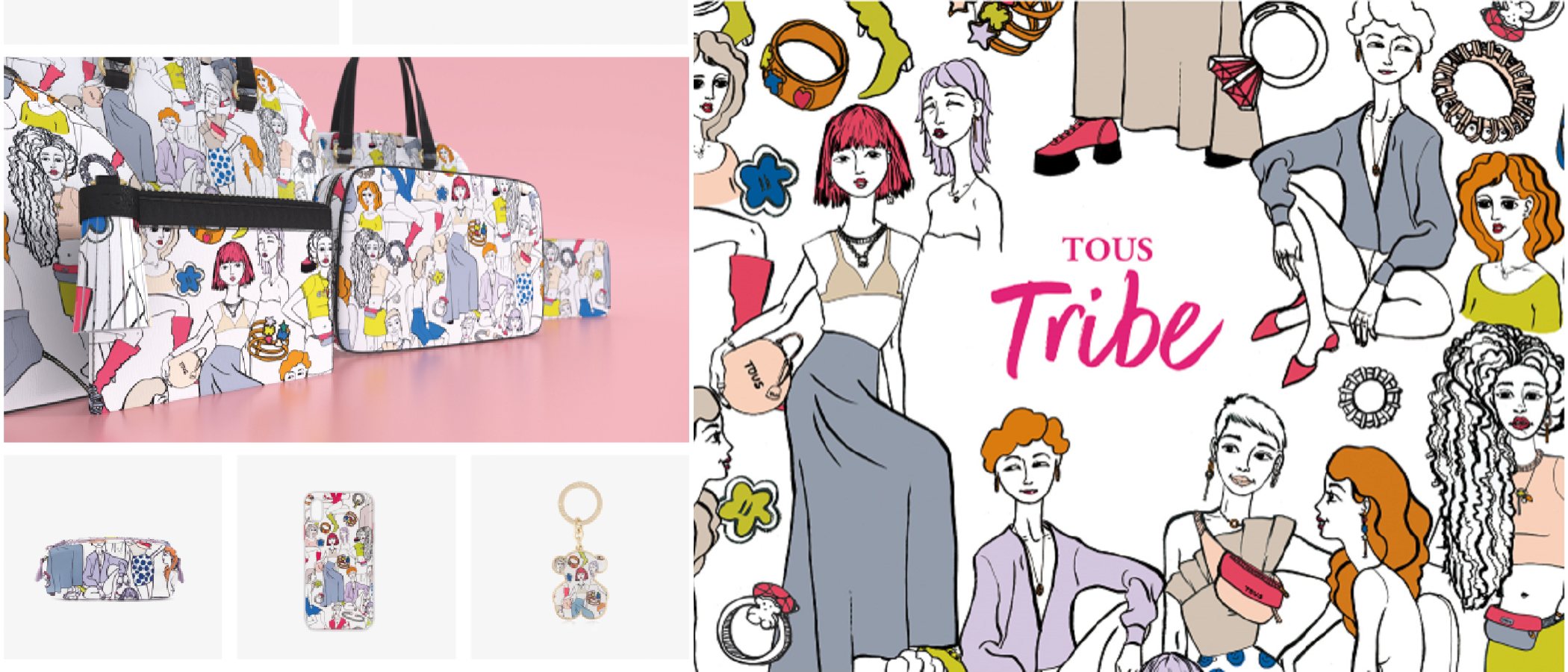 Tous lanza una colección de accesorios muy versátil presentada a modo de tribu de mujeres