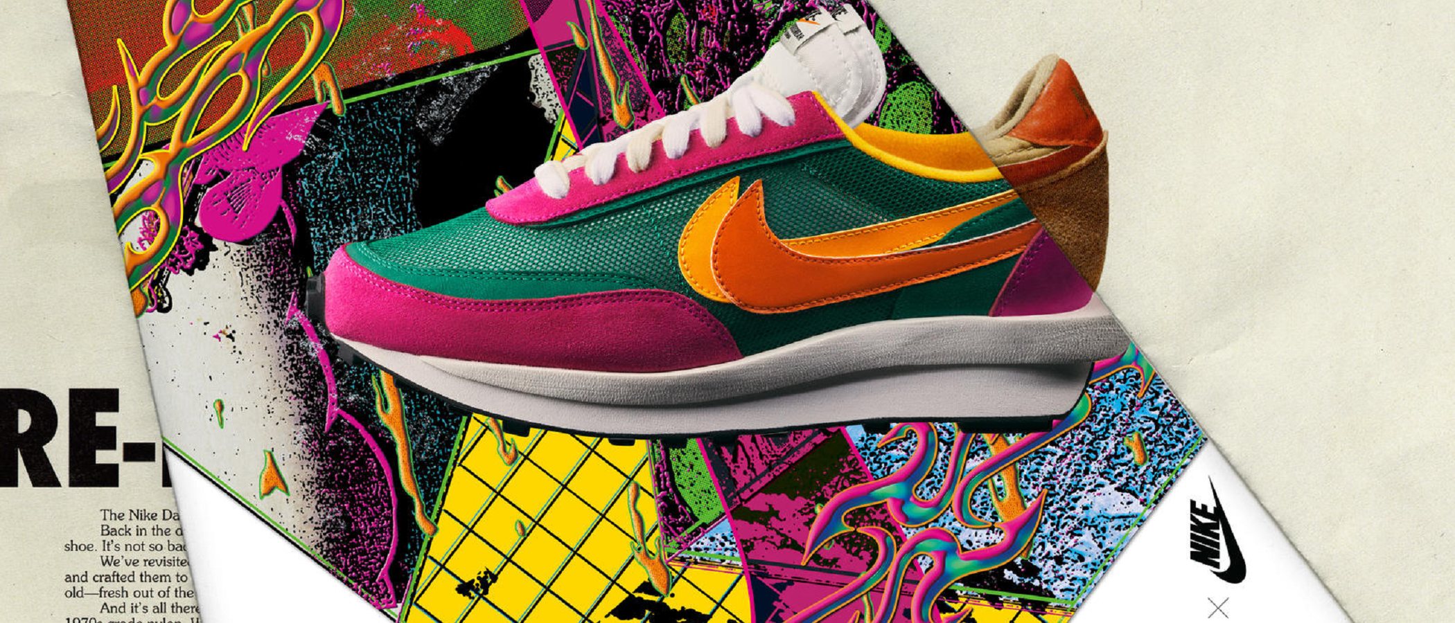 Sacai da la vuelta a las prendas de Nike en su nueva colaboración