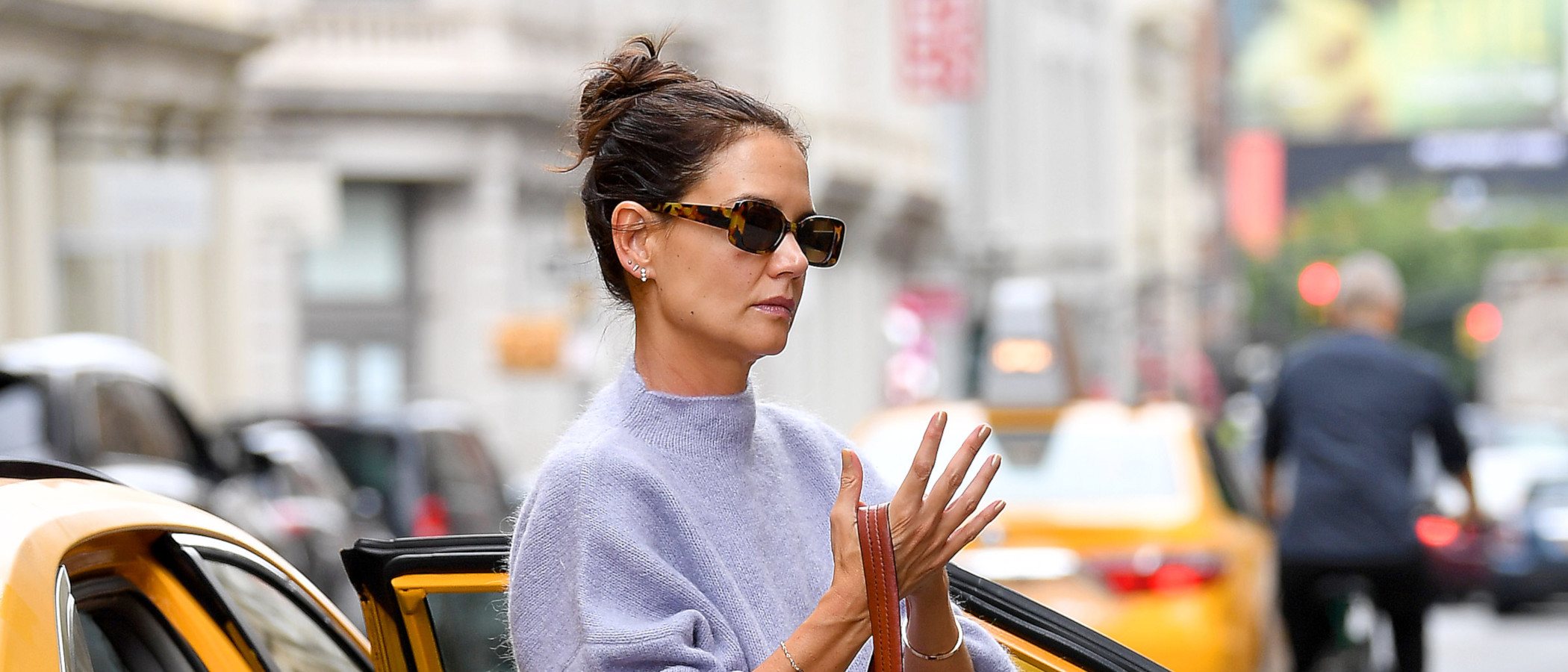 La combinación otoñal perfecta de Katie Holmes convertida en low cost, ¿te atreves con ella?