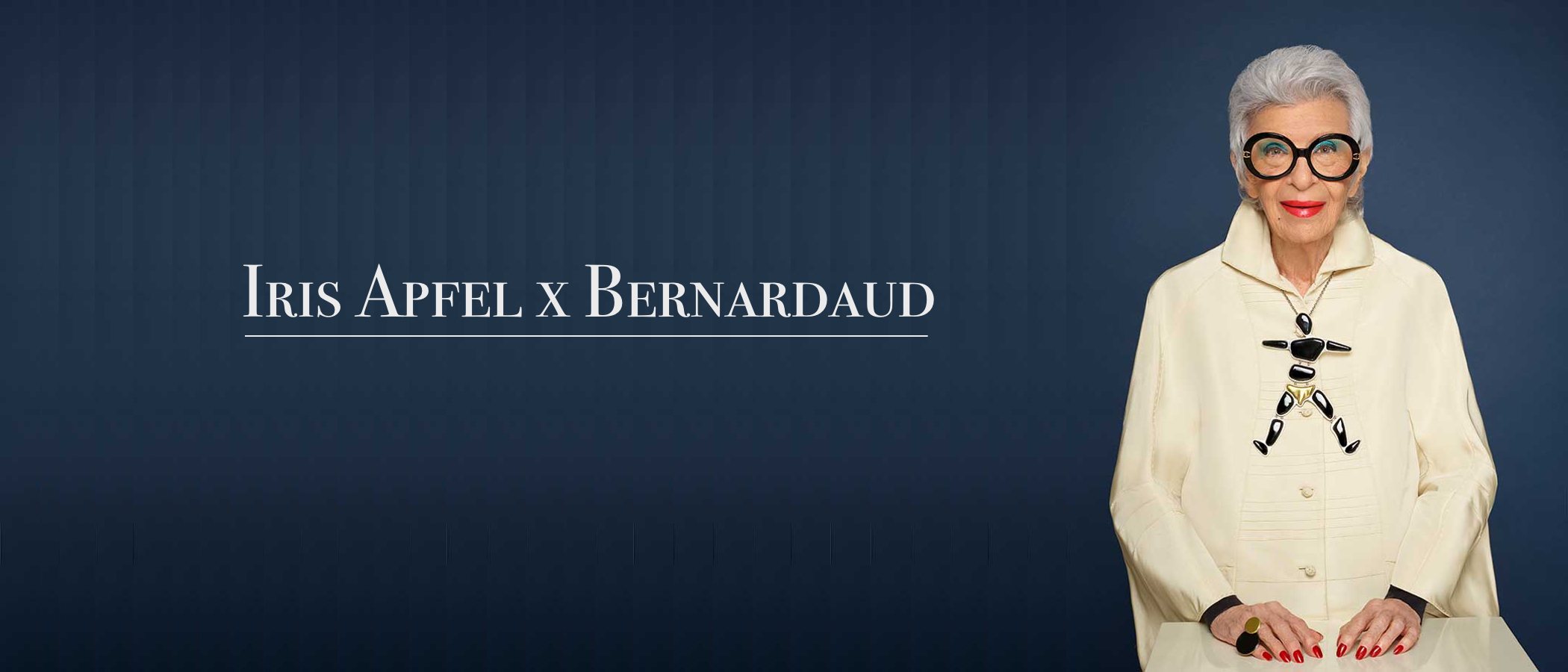 Iris Apfel se sube al carro del diseño con una colaboración con la lujosa empresa de porcelana Bernardaud