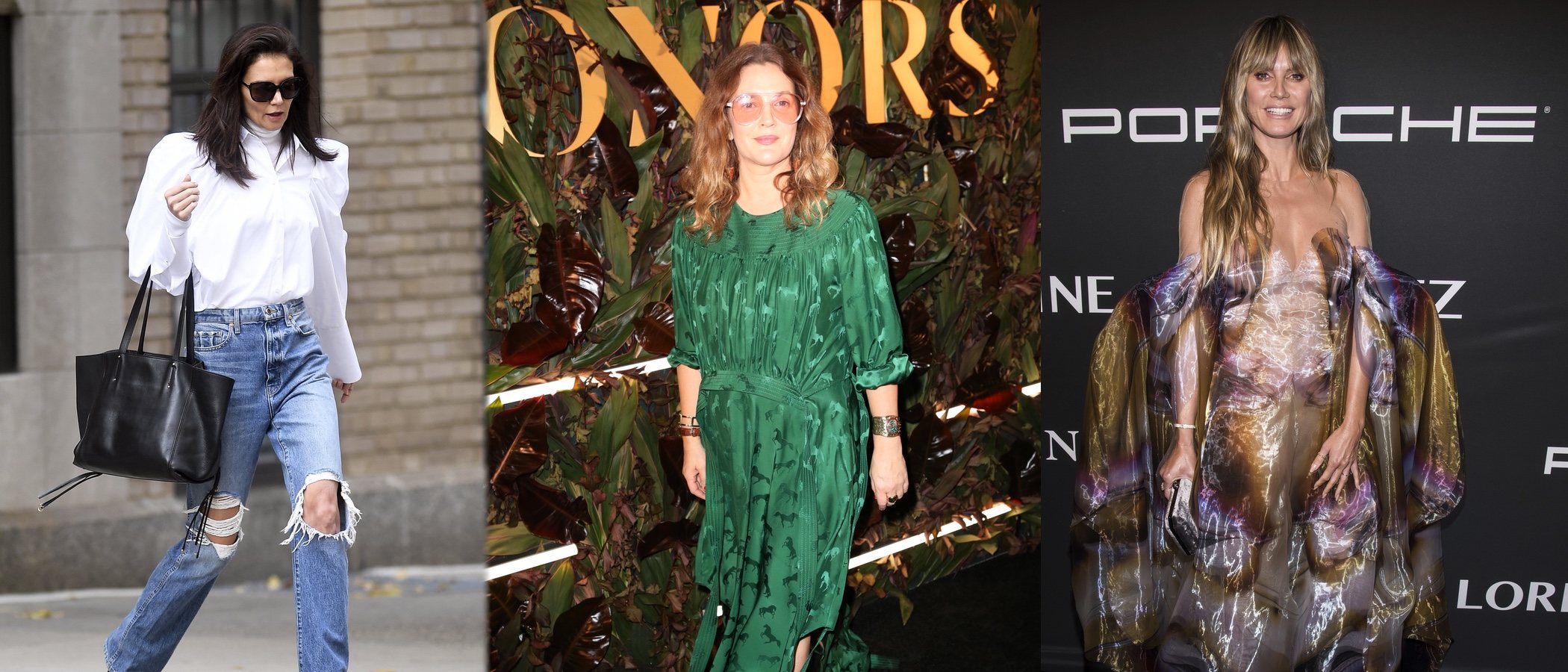 Katie Holmes, Heidi Klum y Drew Barrymore entre los peores looks de esta semana