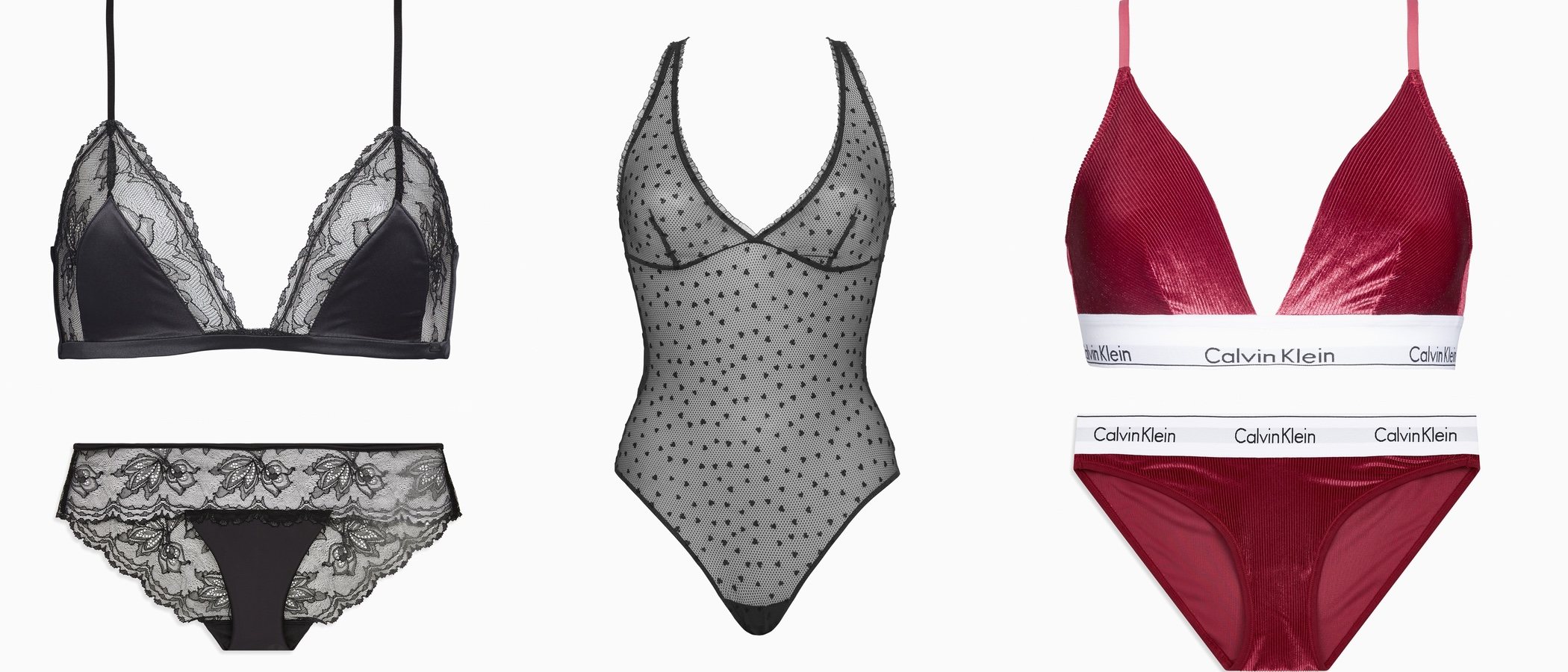 Encaje y corazones: la colección más sexy de Calvin Klein Underwear para estas Navidades 2019