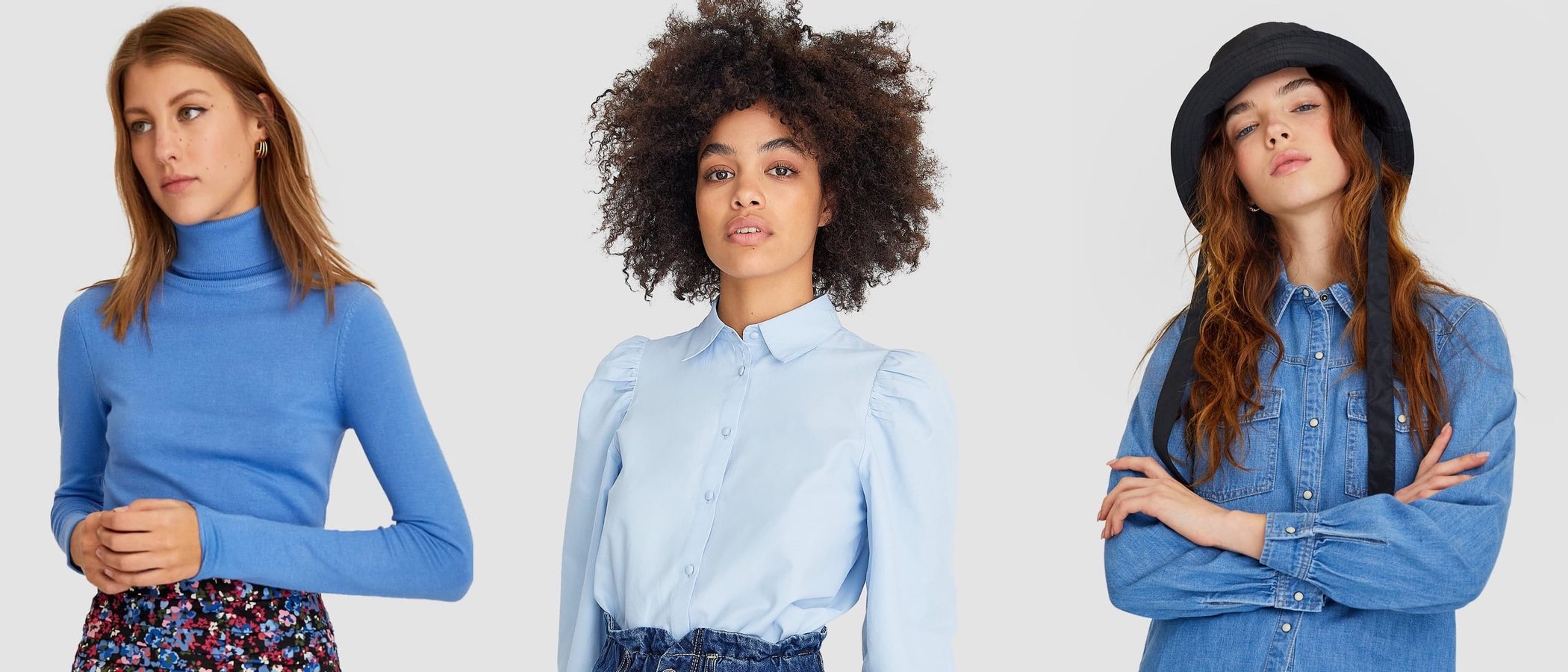 Shades of blue: Stradivarius bautiza el azul como el color de la temporada