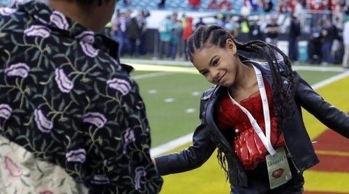 La hija de Beyoncé luce un diseño del gallego Isaac Castelo
