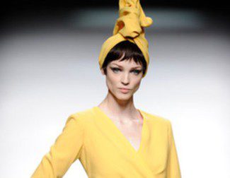María Barros propone un otoño/invierno 2013/2014 en color amarillo en Madrid Fashion Week