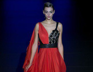 Hannibal Laguna rinde homenaje al azabache para la primavera/verano 2016 en Madrid Fashion Week