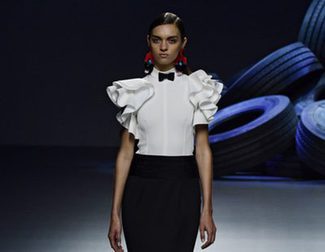 El folclore andaluz y la modernidad se fusionan para la colección primavera/verano 2016 de David Delfín en Madrid Fashion Week