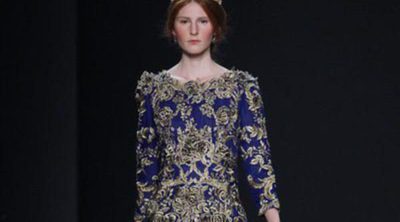 Las princesas de Marchesa desfilan con brillos y pomposidad para otoño/invierno 2016/2017
