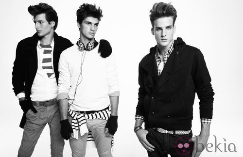 Lisos, rallas y cuadros en los estampados de Blanco, colección otoño 2011