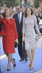 El estilismo de Doña Letizia en la entrega de Premios Príncipe de Asturias 2008