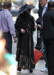 Looks de Lady Gaga: Vestido de viuda negra
