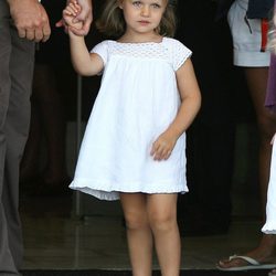 La Infanta Leonor con un vestido muy ibicenco