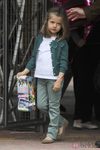 La Infanta Leonor con un conjunto en verdes agua
