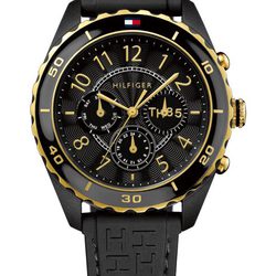 Reloj negro femenino de la firma Tommy Hilfiger