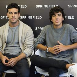 Mario y Óscar Casas en la presentación de la campaña otoño/invierno 2016/2017 de Springfield