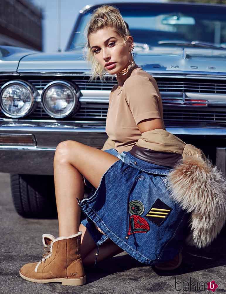 Hailey Baldwin como nueva imagen de UGG en la colección 'Classic Street'