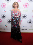 Jane Fonda con un vestido floral en la gala de 'The Carousel of Hope Ball' 2016