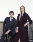 Abrigo de color burdeos de Caramelo otoño/invierno 2016/2017