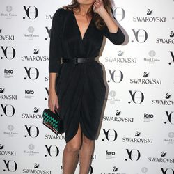 Mar Saura con un look trendy en la 'Pink Dinner' de Yo Dona y Swarovski