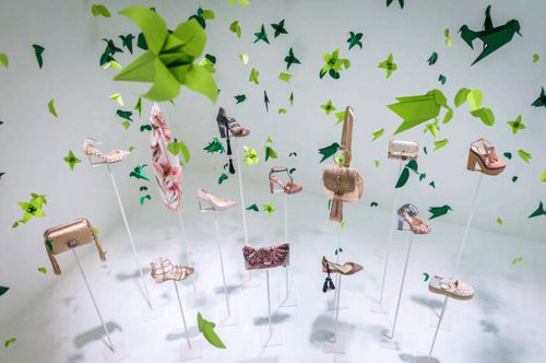 Complementos nude de la colección primavera/verano 2017 de Jimmy Choo
